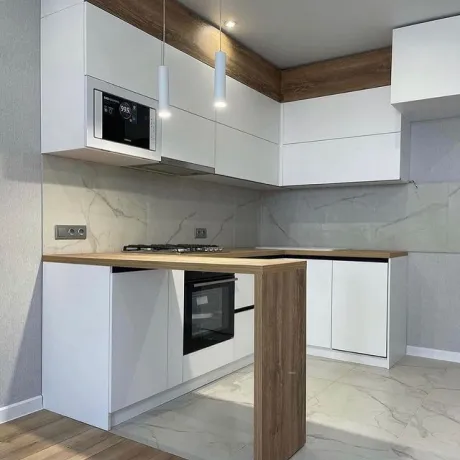 Угловой кухонный гарнитур из ДСП