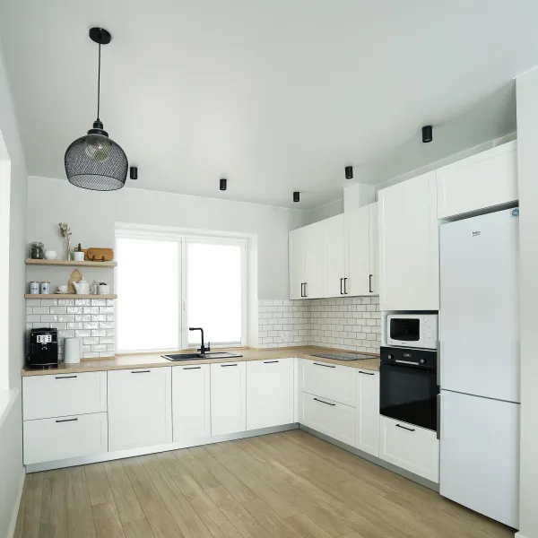 Светлая кухня с классическими фасадами — заказать в Минске