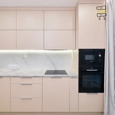 Кухня прямая в современном стиле