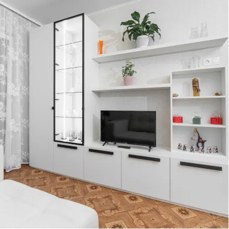 Светлая горка в гостиную